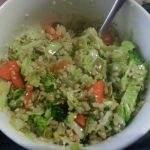 Stir-Fried Cabbage & Broccoli with Rice